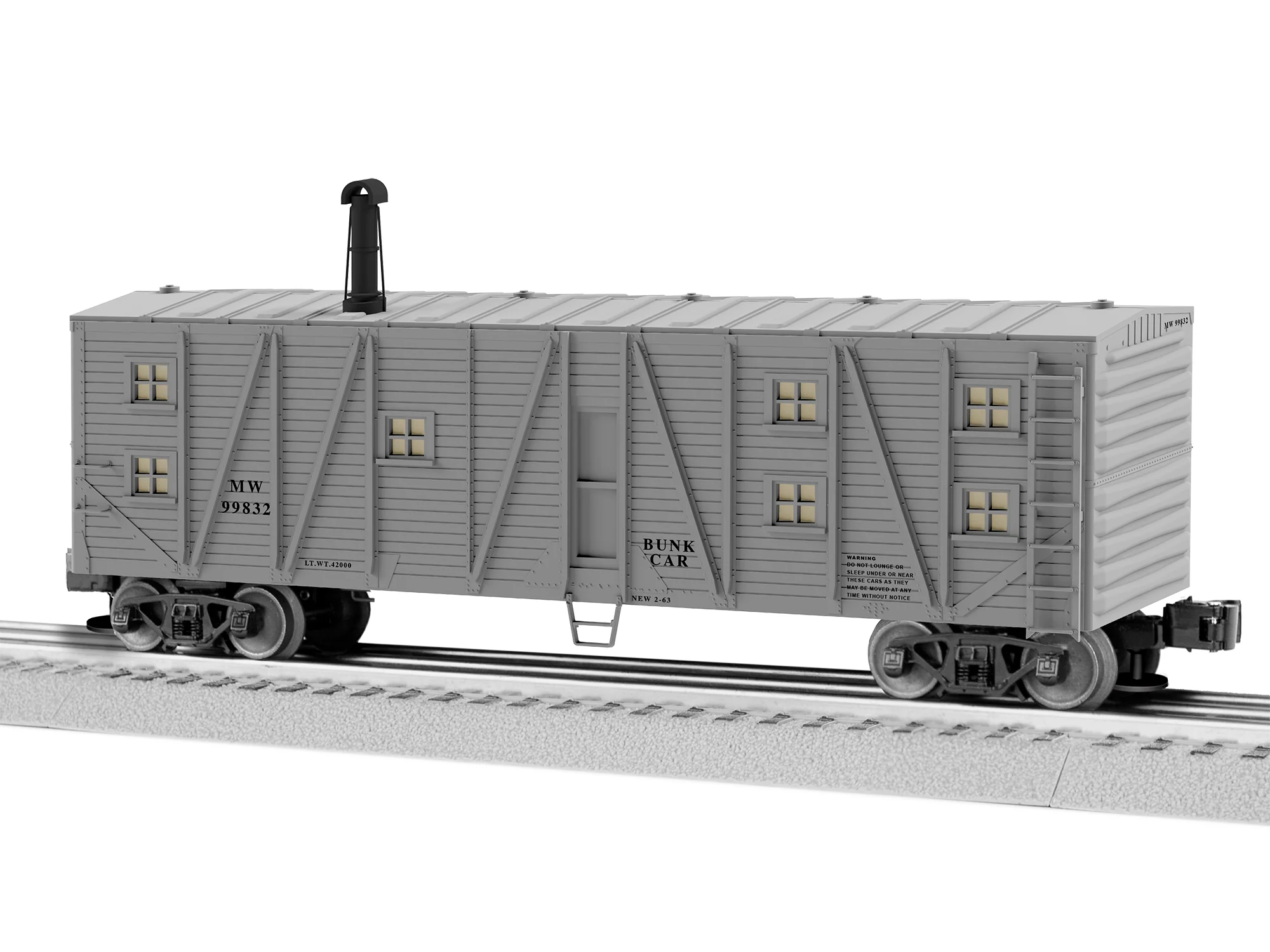 Lionel 1926181 - Bunk Car "MOW" #99832 - Image 4